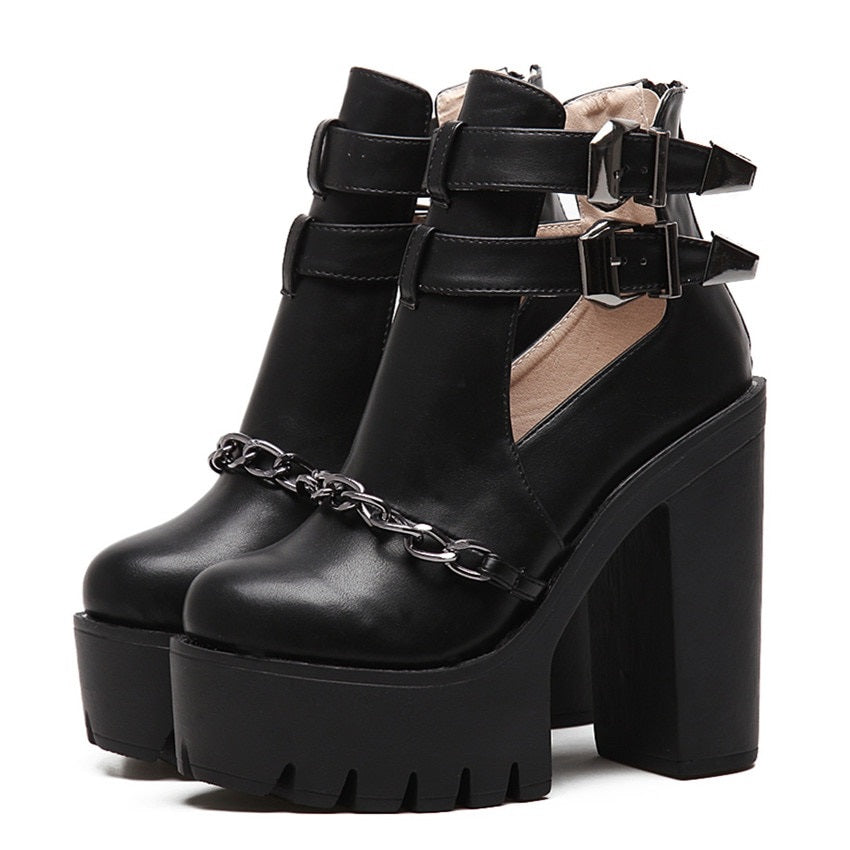Sabrina Hex Ankle Boots