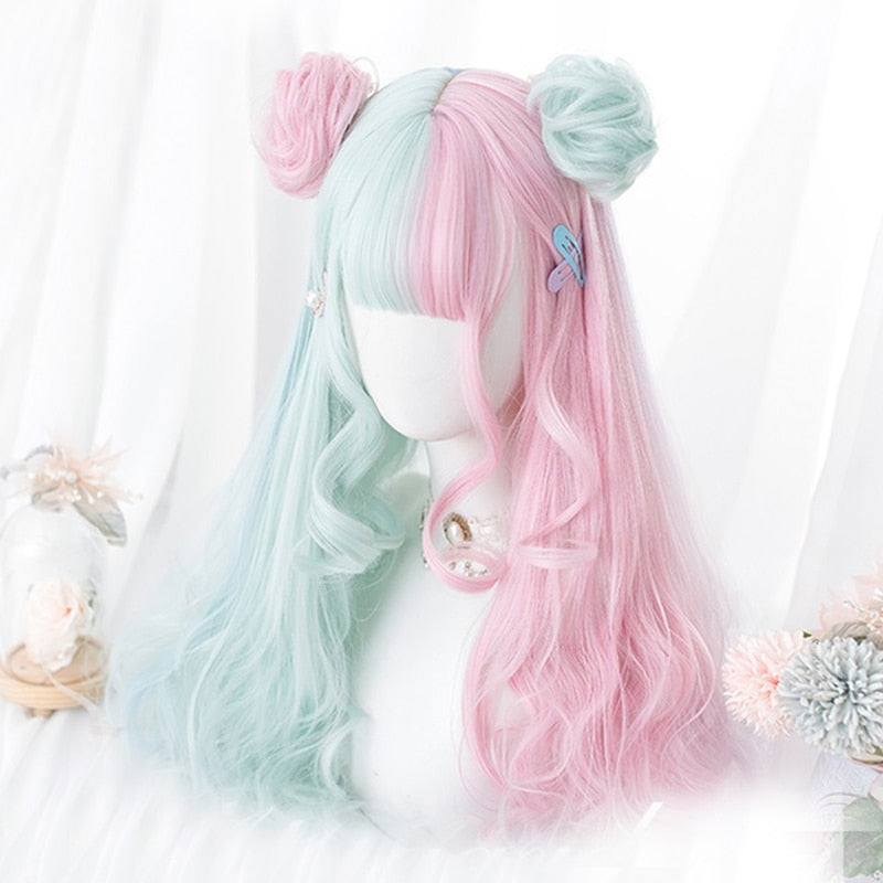 Cotton Candy Wavy Wig