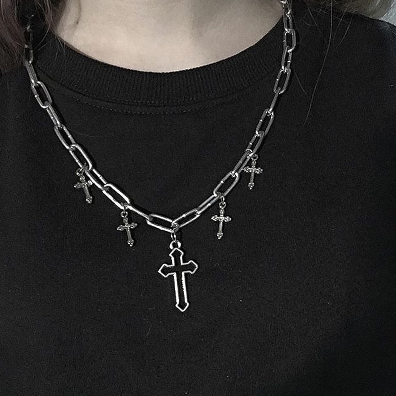 Holier Than Thou Cross Necklace Pendant