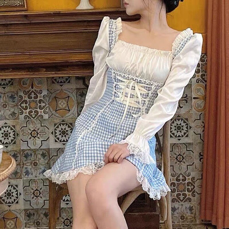 Annette Cottage Mini Dress
